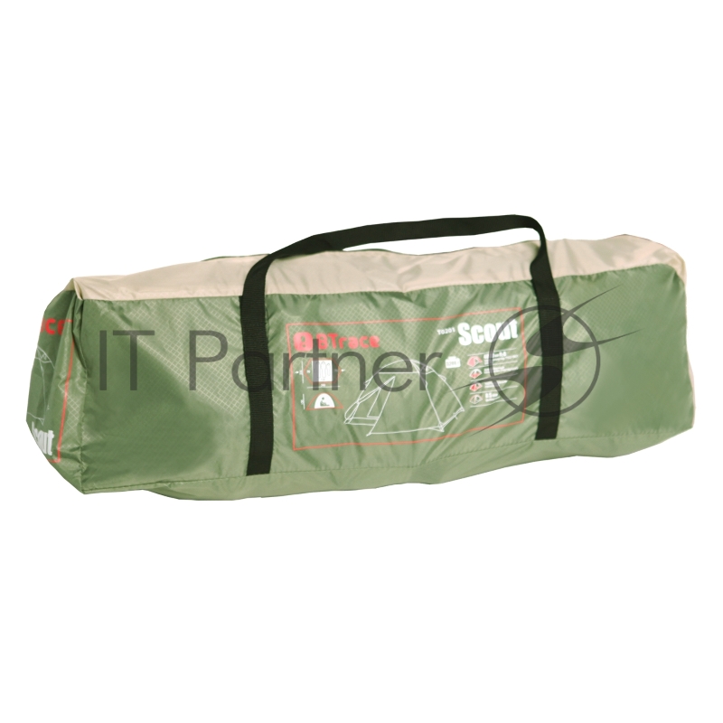 Палатка Scout 2 BTrace (Зеленый/Бежевый