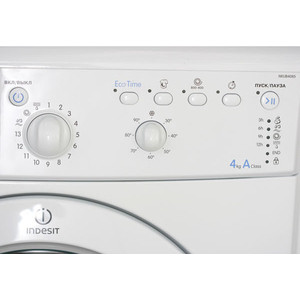 Стиральная машина Indesit IWUB 4085 / 60x33x85, 4кг, 800об/мин, белая