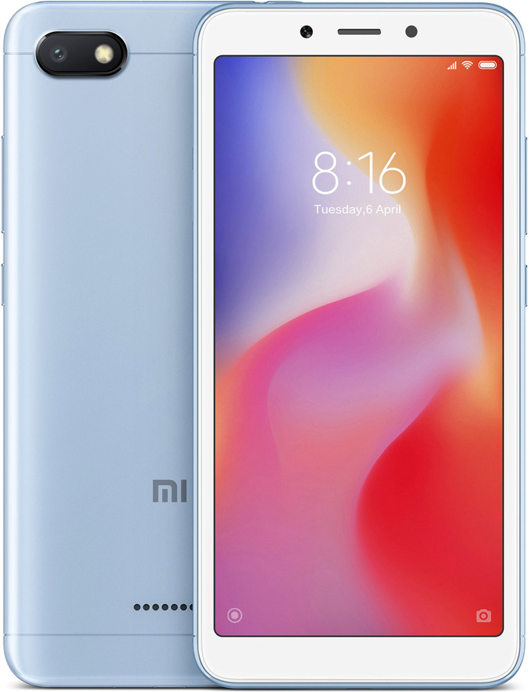 Смартфон Xiaomi Redmi 6A 2GB + 32GB Blue