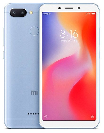 Смартфон Xiaomi Redmi 6 3GB + 32GB Blue