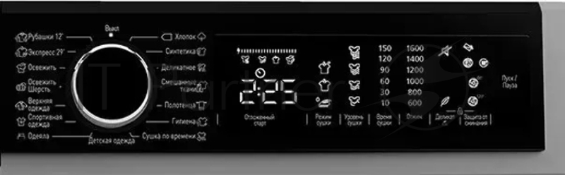 Сушильная машина KORTING KD 60L97 S, ГЛУБИНА 64 см,загрузка 10 кг, сенсорное управление в поворотным JOG регулятором, барабан PEARL, Цифровой дисплей с отображением времени до окончания программы, 15 программ, отложенный старт до 24-х часов, Контрол