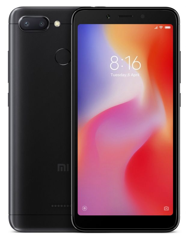 Смартфон Xiaomi Redmi 6 4GB + 64GB Black