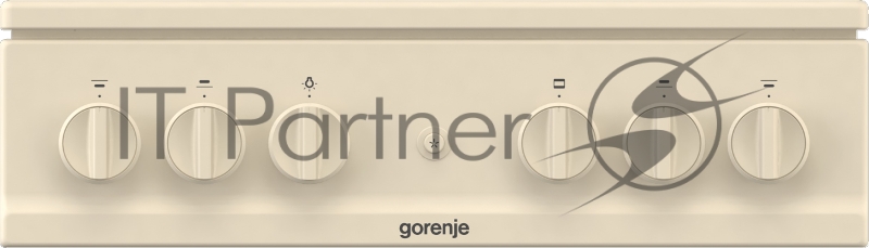 Газовая плита GORENJE GN5112BEF1 85х50х59.4, газовая варочная поверхность, электроподжиг, газовая духовка, бежевый
