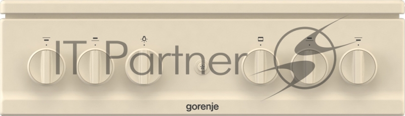 Газовая плита GORENJE GN5112BEF1 85х50х59.4, газовая варочная поверхность, электроподжиг, газовая духовка, бежевый