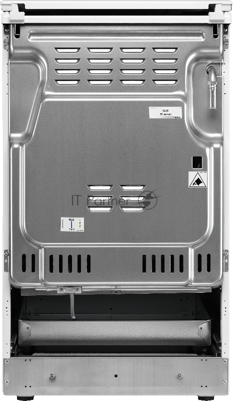 Газовые плиты ELECTROLUX Газовые плиты ELECTROLUX/ Газовая плита с газовой духовкой и газовым грилем, 50см шириной, белого цвета, газовая духовка, газовый гриль, механический таймер с подачей звукового сигнала, 2 режима, держатели для посуды с напыле