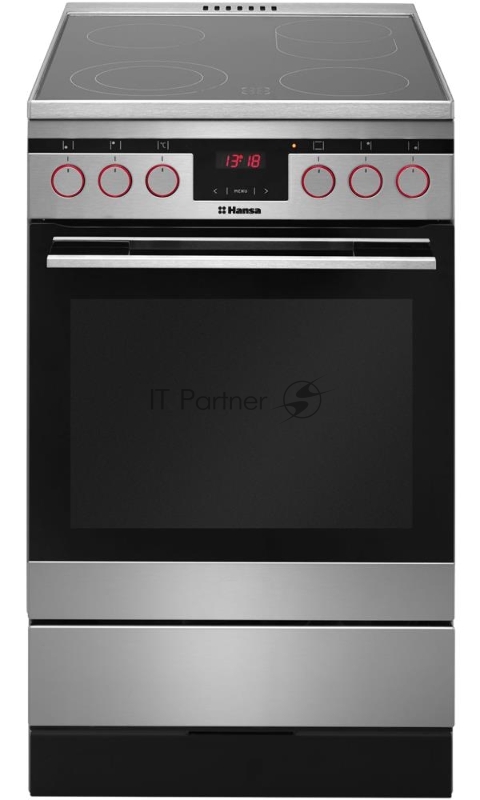 Плита Электрическая Hansa FCCX58225 нержавеющая сталь стеклокерамика
