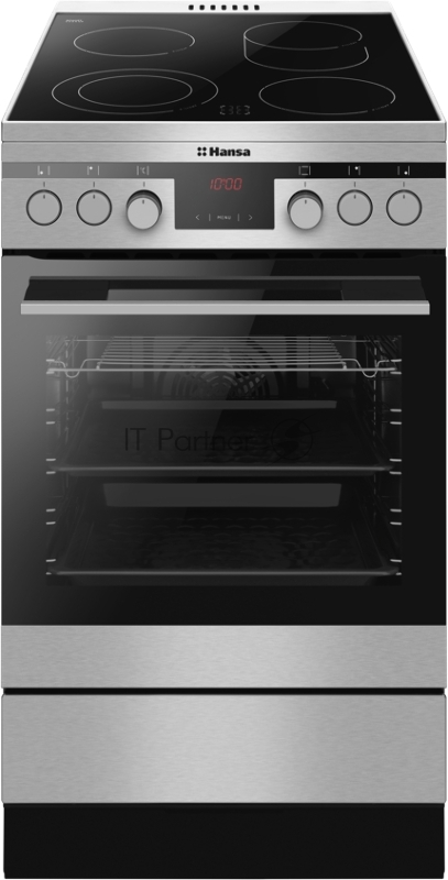 Плита Электрическая Hansa FCCX58225 нержавеющая сталь стеклокерамика