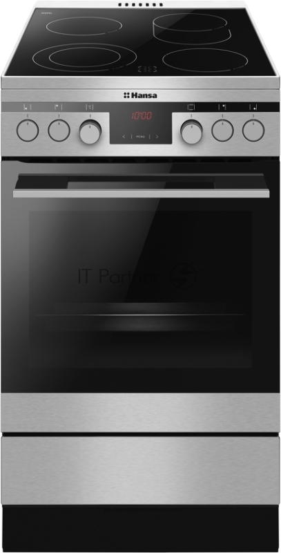 Плита Электрическая Hansa FCCX58225 нержавеющая сталь стеклокерамика