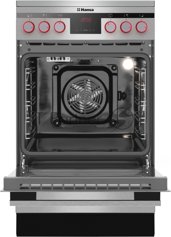 Плита Электрическая Hansa FCCX58225 нержавеющая сталь стеклокерамика