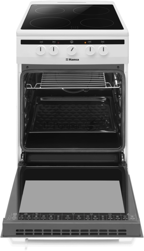 Плита Электрическая Hansa FCCW54002 белый