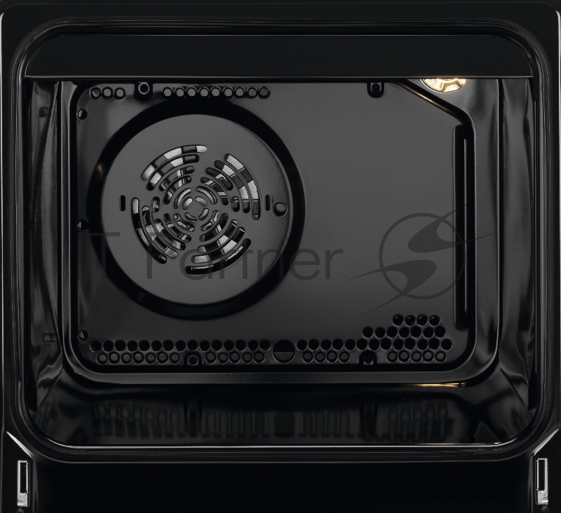 Электрическая плита ELECTROLUX/ Электрическая плита с индукцией, 50см шириной, белого цвета, мультифункциональная электрическая духовка с паром SteamBake, электрический гриль, электронное управление с отключением духовки, 11 режимов, блокировка панел