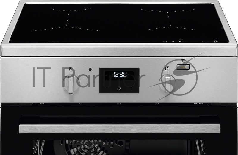 Электрическая плита ELECTROLUX/ Комбинированная плита с газовой варочной поверхностью и электрической духовкой, 60см шириной, нержавеющая сталь c Anti Finger Print, мультифункциональная электрическая духовка с паром SteamBake, электронное управление