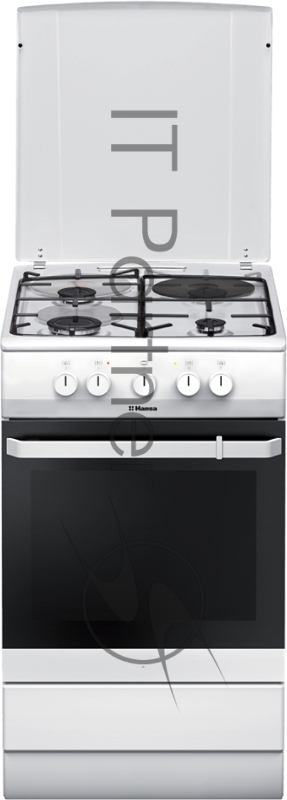 Плита Комбинированная Hansa FCMW53040 белый