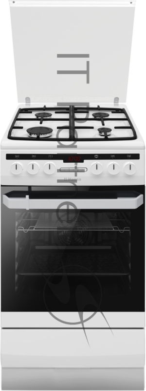 Плита Комбинированная Hansa FCMW58221 белый