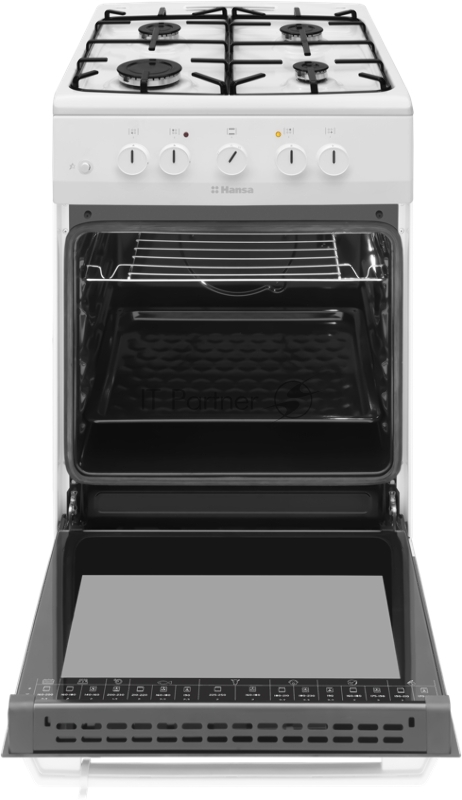 Плита комбинированная Hansa FCMW53000 белый