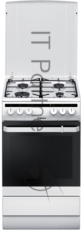 Плита Комбинированная Hansa FCMW58000 белый