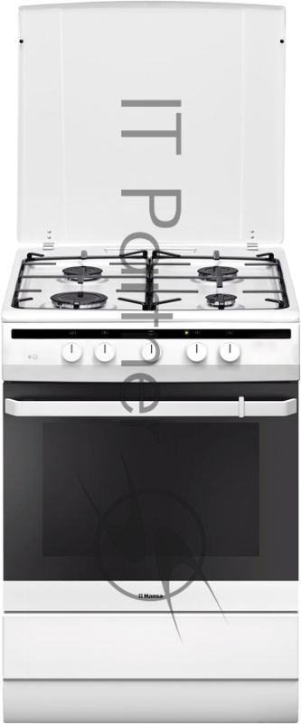 Плита Комбинированная Hansa FCMW63000 белый