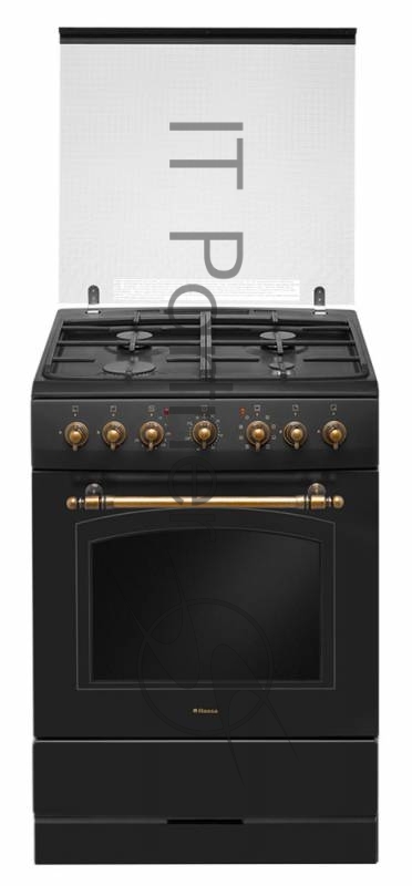 Плита Комбинированная Hansa FCMA68109 черный