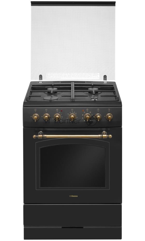 Плита Комбинированная Hansa FCMA68109 черный