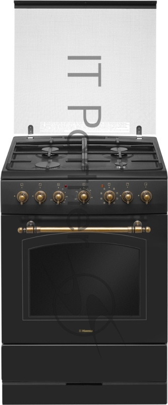 Плита Комбинированная Hansa FCMA68109 черный