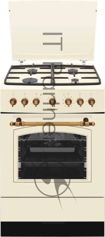Плита Комбинированная Hansa FCMY68109 слоновая кость