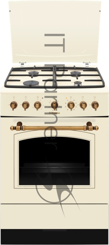 Плита Комбинированная Hansa FCMY68109 слоновая кость