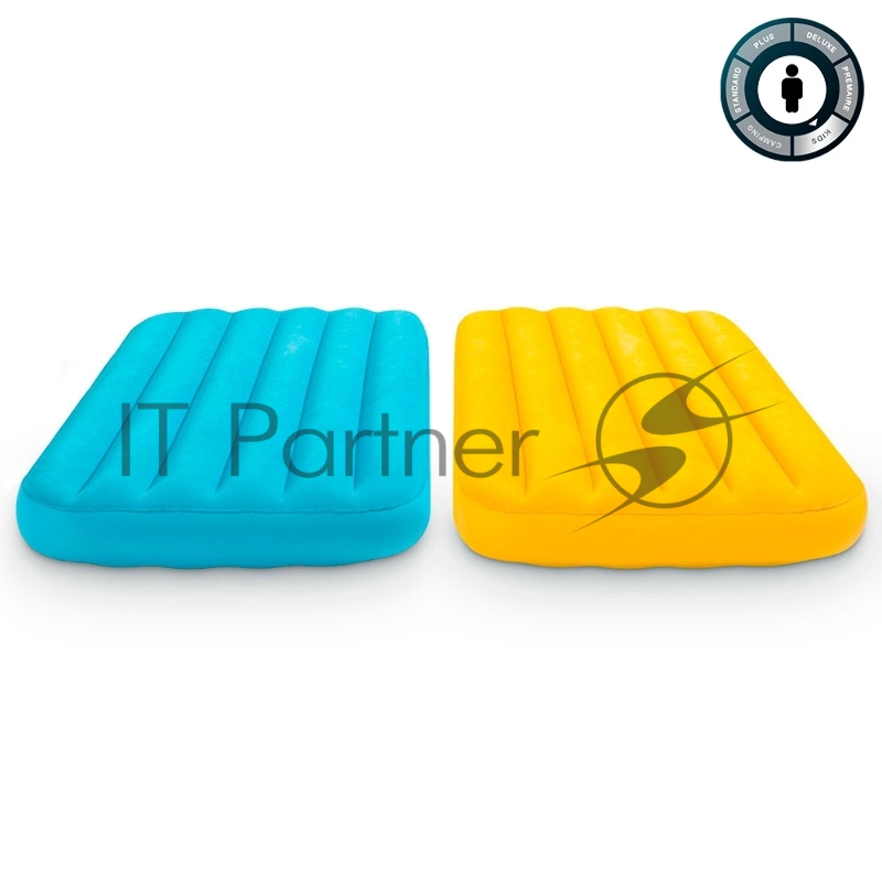 Детский надувной матрас 66803, Intex, 88х157х18 см Cozy Kidz 3-10 лет, 2 цвета, уп.6