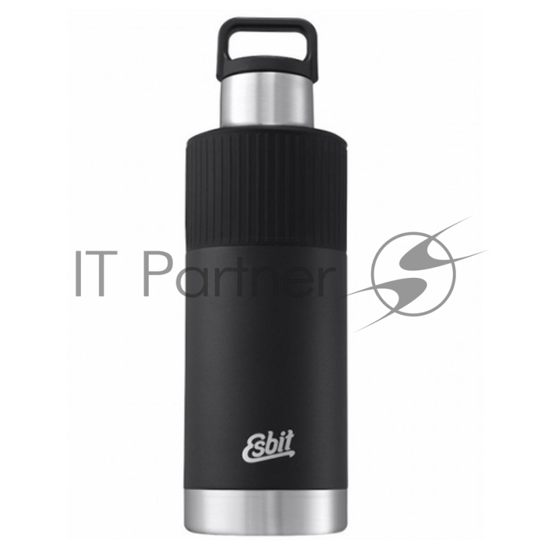 Термос Esbit Sculptor (1 литр) с резиновой накладкой, черный