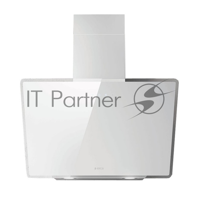 Вытяжка наклонная ELICA L ESSENZA WH/A/60 / 60 см, 1200 куб.м., сенсорное управление, белое стекло