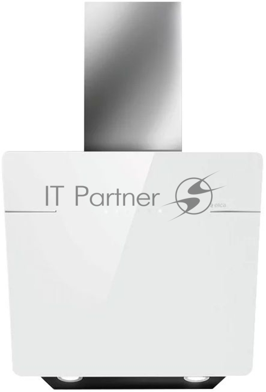 Вытяжка наклонная ELICA L ESSENZA WH/A/60 / 60 см, 1200 куб.м., сенсорное управление, белое стекло