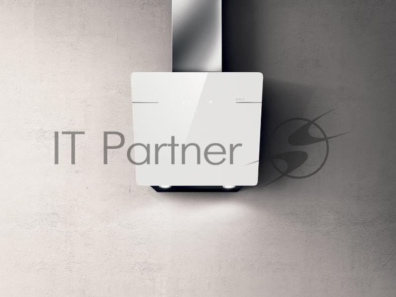 Вытяжка наклонная ELICA L ESSENZA WH/A/60 / 60 см, 1200 куб.м., сенсорное управление, белое стекло