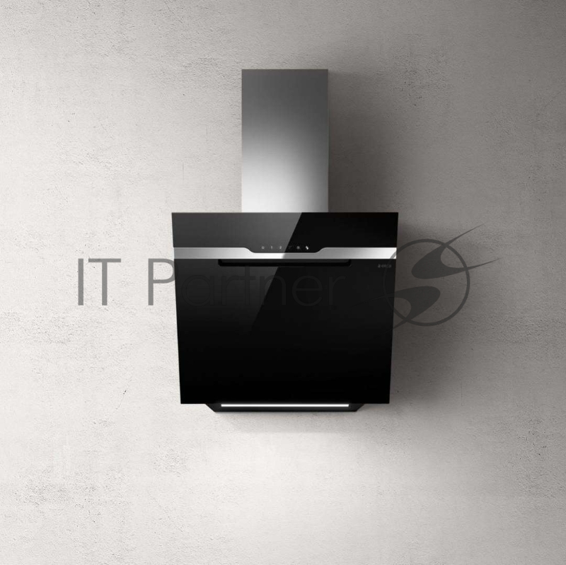 Вытяжки ELICA Вытяжки ELICA/ Пристенная наклонная, 60 см, 1200 куб.м., сенсорное управление, черное стекло