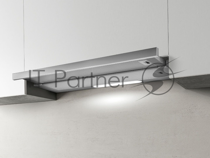 Встраиваемая вытяжка ELICA ELITE 14 LUX GRIX/A/90 / 650м3ч, серебристый, нерж.ст, кнопочное