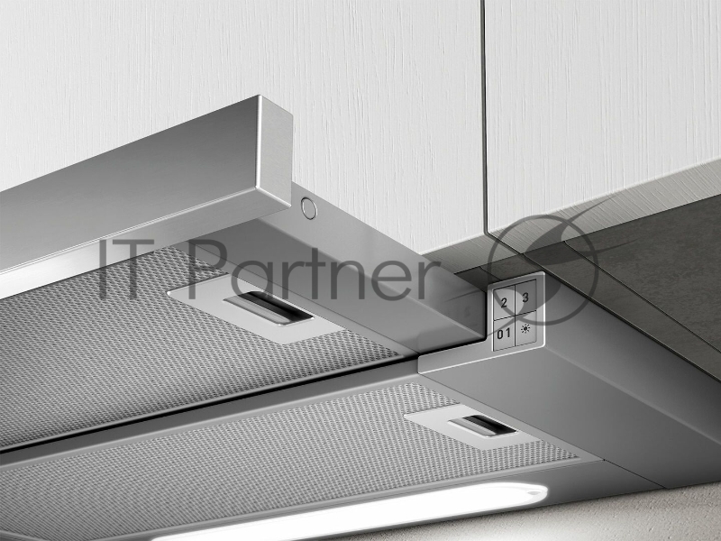 Встраиваемая вытяжка ELICA ELITE 14 LUX GRIX/A/90 / 650м3ч, серебристый, нерж.ст, кнопочное