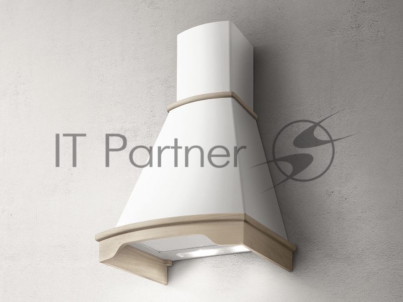 Вытяжка купольная ELICA CORALINE WH/A/60 T.GREZZO / 650 м3, слайдерное управление, цвет: белый (не тонированный карниз)