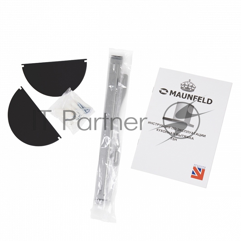 Вытяжка каминная Maunfeld TSH 60 нержавеющая сталь/черный управление: сенсорное (1 мотор)