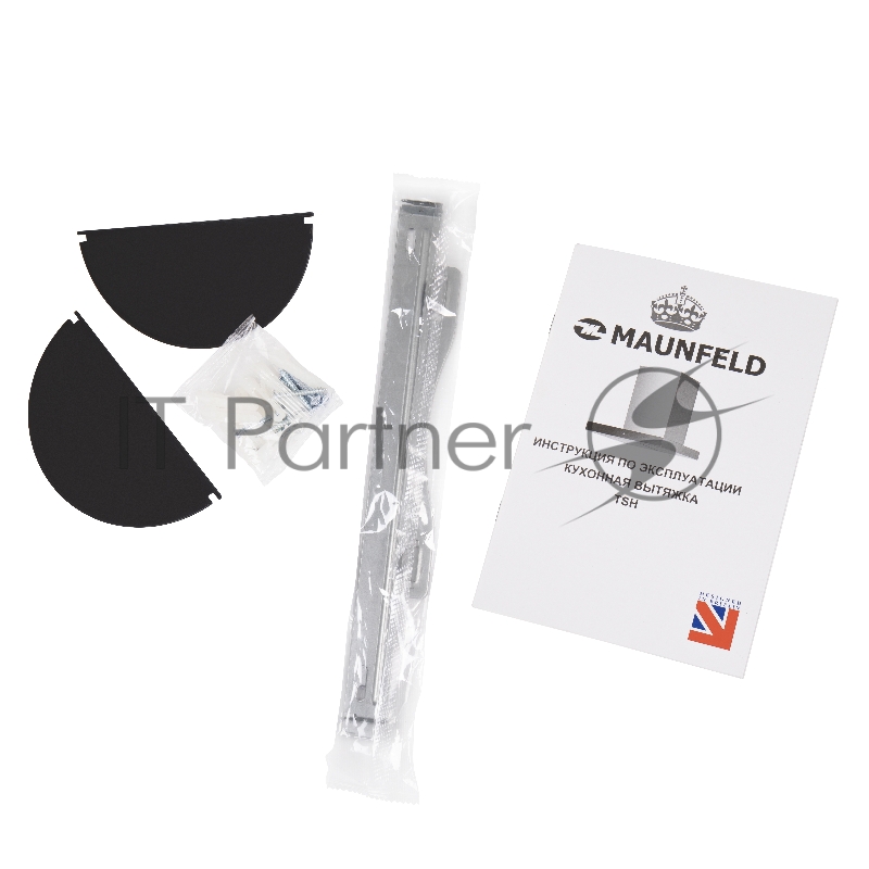 Вытяжка каминная Maunfeld TSH 60 нержавеющая сталь/черный управление: сенсорное (1 мотор)