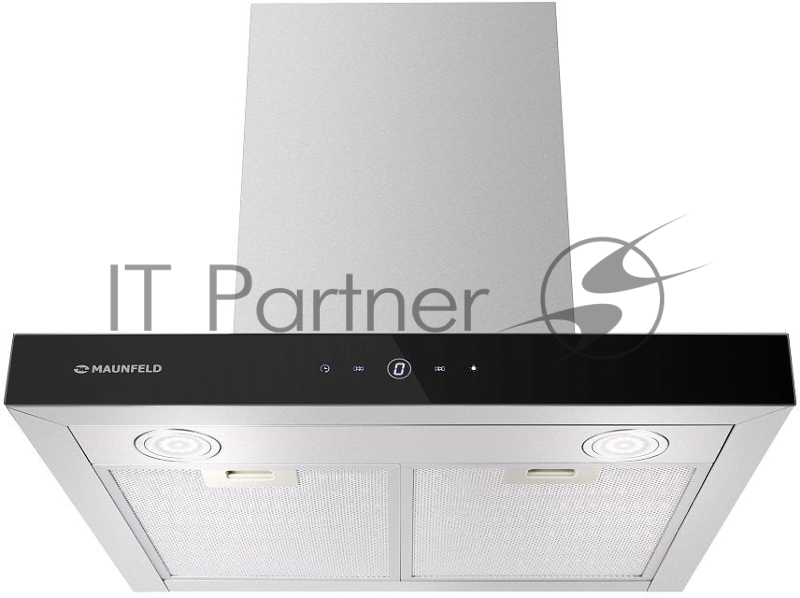 Вытяжка каминная Maunfeld TSH 60 нержавеющая сталь/черный управление: сенсорное (1 мотор)