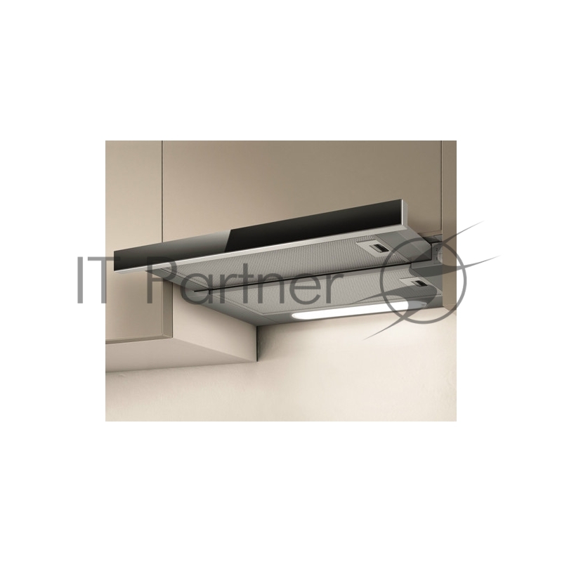 Встраиваемая вытяжка ELICA ELITE 14 LUX GRVT/A/90 / 90 см, кнопочное управление, 650 куб. м. , серая+черное стекло