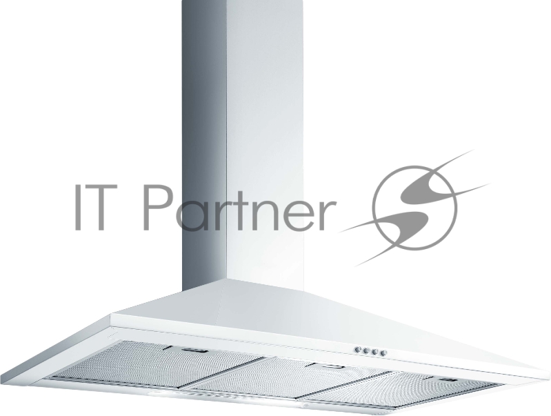 Вытяжка купольная JET AIR GAIA WH/A/60 / 650 куб.м., кнопочное управление, белая