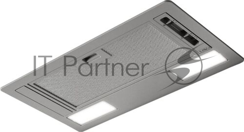 Встраиваемая вытяжка JET AIR VIERA GR/A/52, 52 см, 550 м3, слайдерное управление, LED, серая