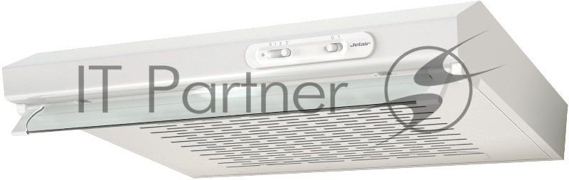 Вытяжка подвесная JET AIR LIGHT WH/F/60 / слайдерное управление, 350 куб. м. , белая