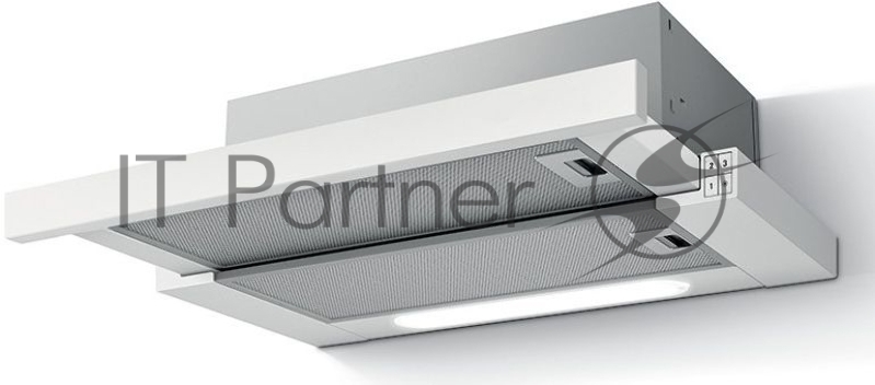 Вытяжки встраиваемая JET AIR AURORA LX/WH/F/50/ 50 см, 650м3, кнопочное управление, белая