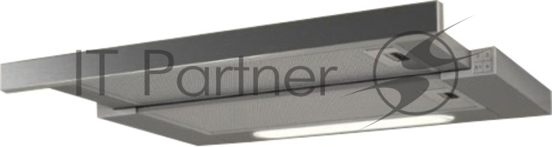 Встраиваемая вытяжка JET AIR AURORA LX/GRX/F/50 / 50 см, 650 м3, кнопочное управл., цвет:нерж.сталь