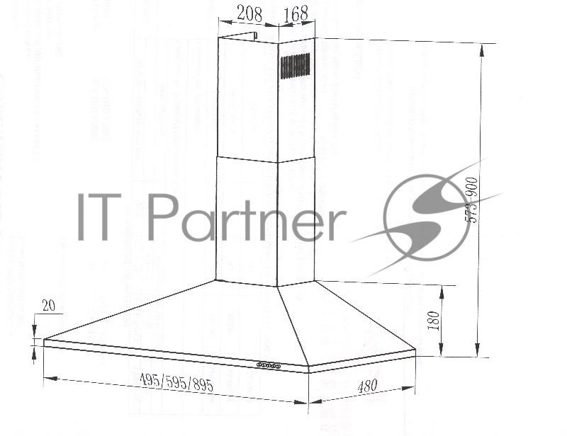 Вытяжка MAUNFELD CORK 60 белый