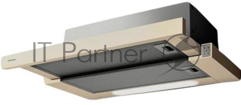 Вытяжка встраиваемая JET AIR AURORA LX/CR/F/60 / 60 см, 206 Вт, кнопочное управление, 650 куб. м. , кремовая