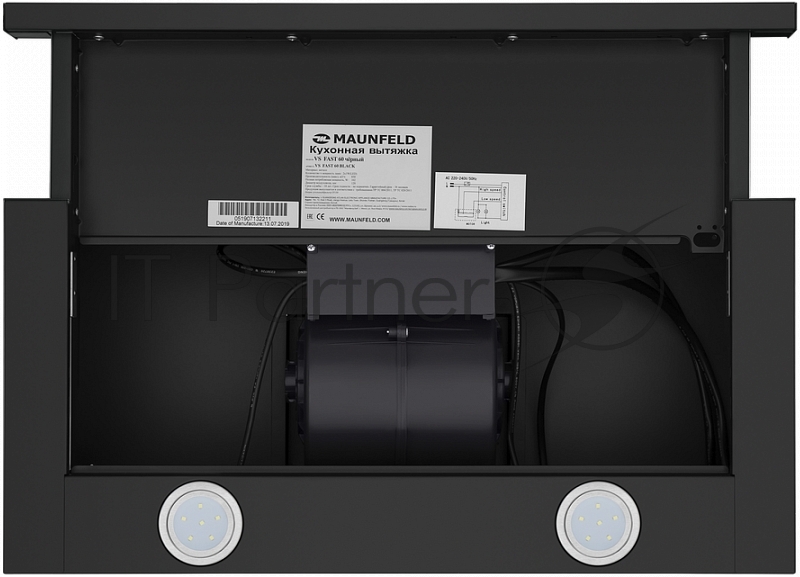 ВЫТЯЖКА MAUNFELD VS Fast 50 черный ВЫТЯЖКА MAUNFELD VS Fast 50 черный/ Тип: встраиваемая• Цвет: черный• Управление: колыбельное• Ширина, мм: 500• Полная потребляемая мощность, Вт: 102• Количество скоростей: 2• Максимальная производительность, м3/ч: 8