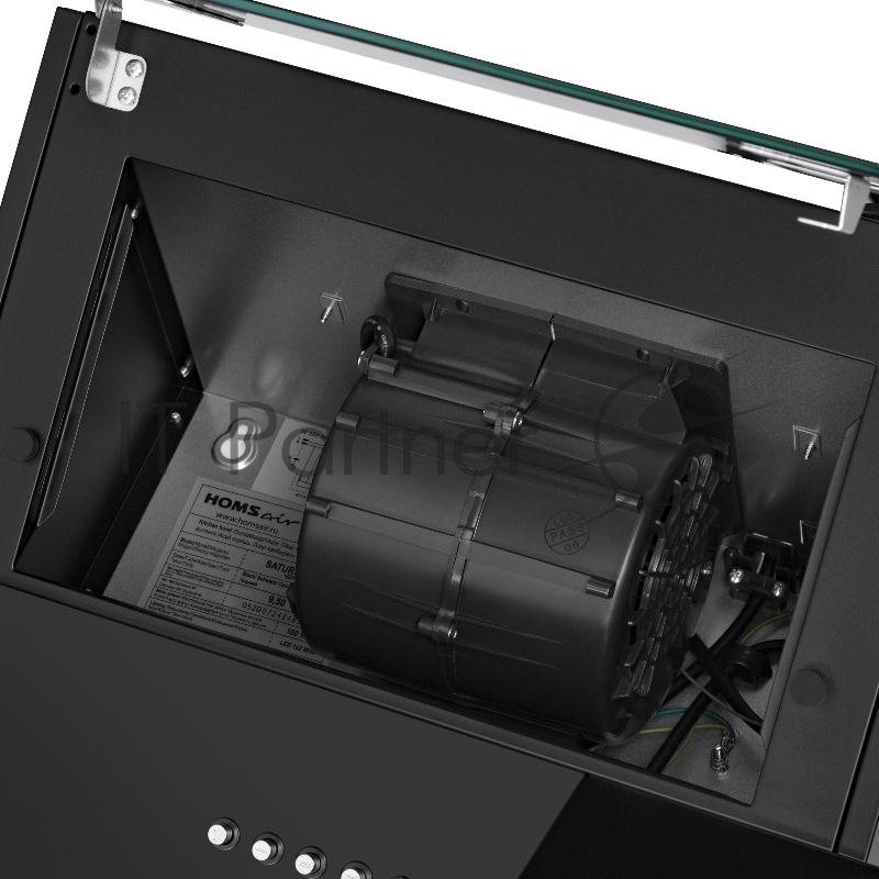 Вытяжка HOMSair SATURN PUSH 60 ЧЕРНЫЙ