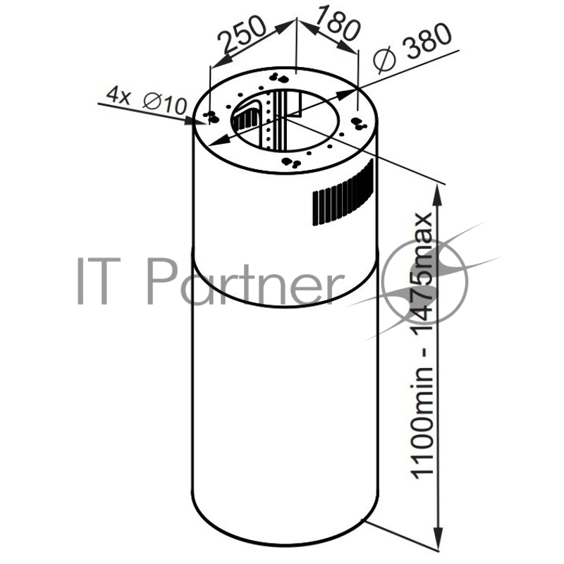 ВЫТЯЖКА MAUNFELD LEE PUSH 39 БЕЛЫЙ