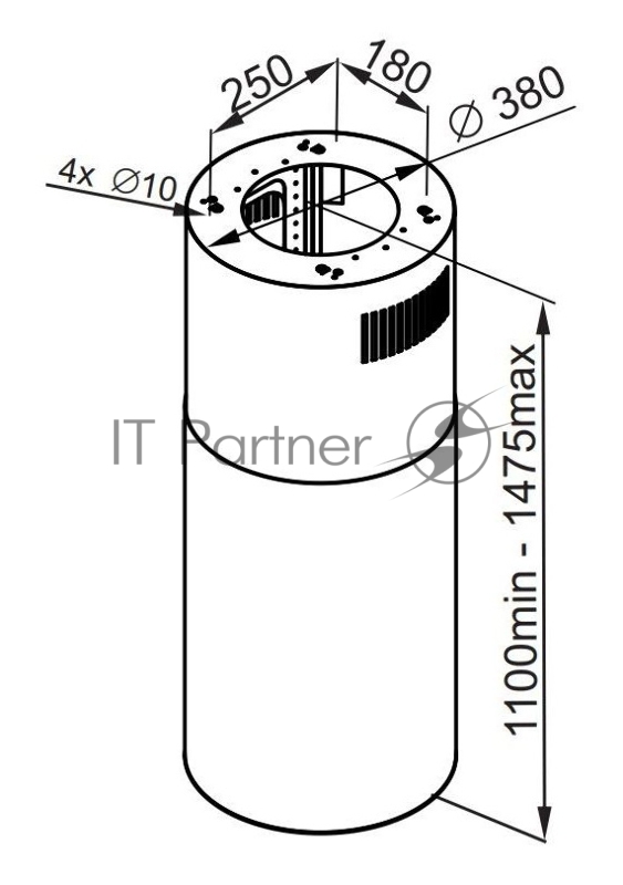 ВЫТЯЖКА MAUNFELD LEE ISLA 39 BLACK